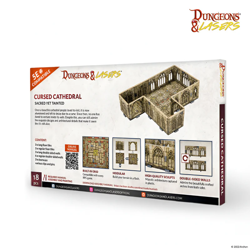 Archon Studio Dungeons & Lasers: Expansion Set - Cursed Cathedral (DNL0028) - Image 2