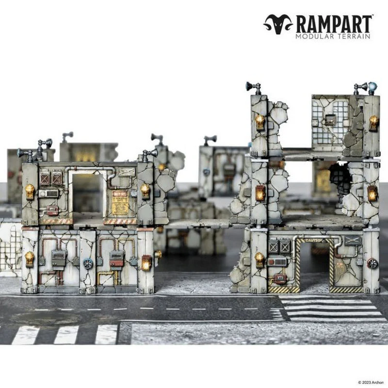 Archon Studio Dungeons & Lasers: Rampart - City Ruins Miniature Accessories (RAM0007) - Image 4