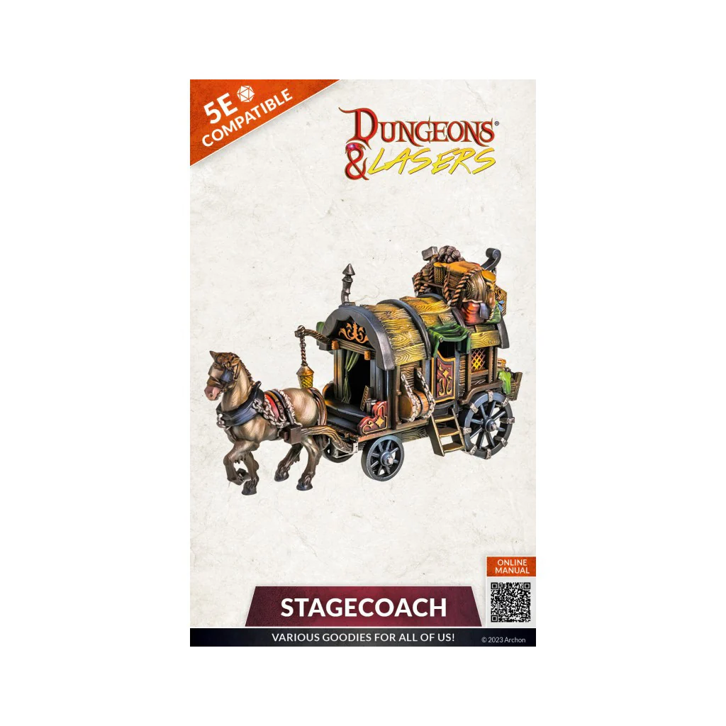 Archon Studio Dungeons & Lasers: Stagecoach Miniature