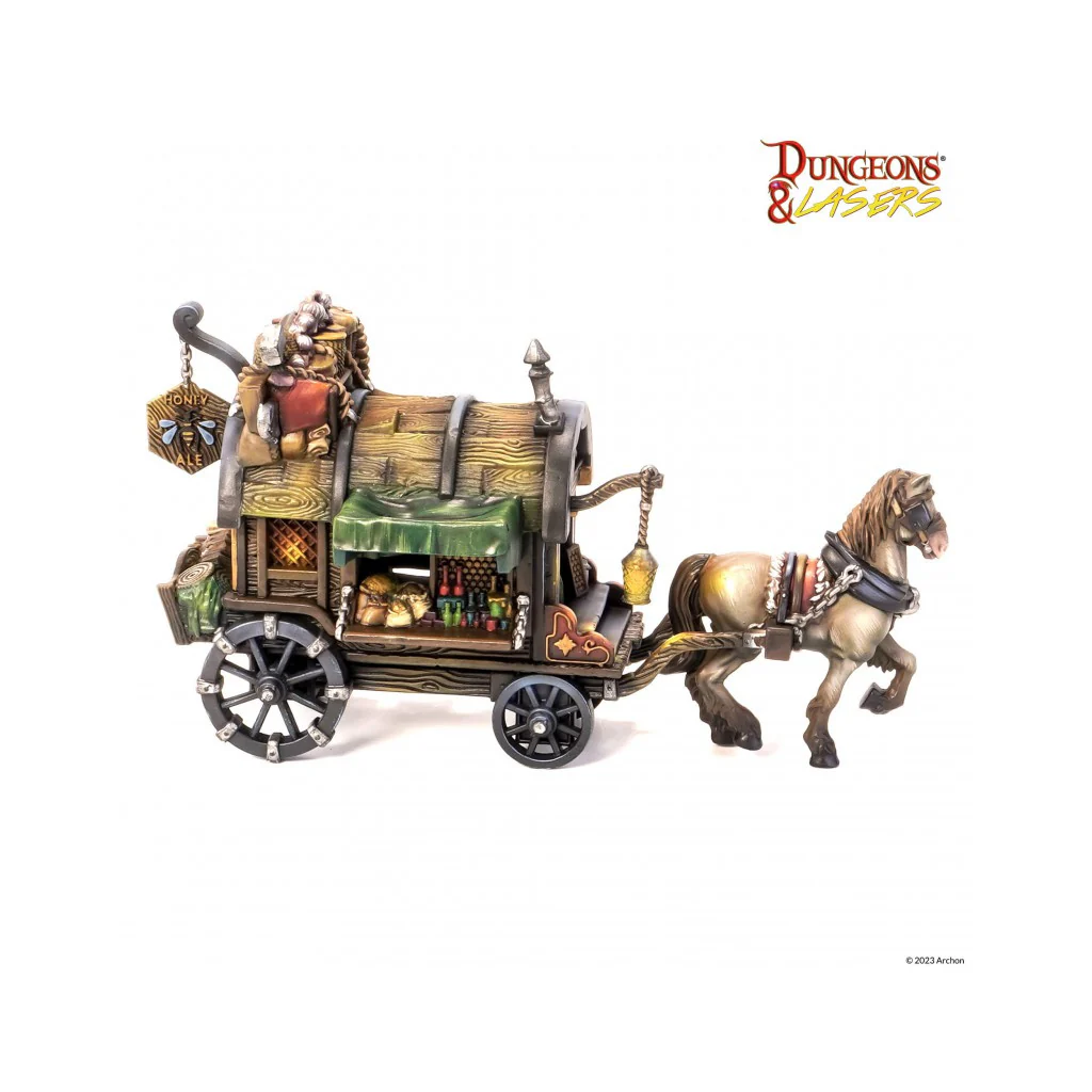 Archon Studio Dungeons & Lasers: Stagecoach Miniature - Image 2