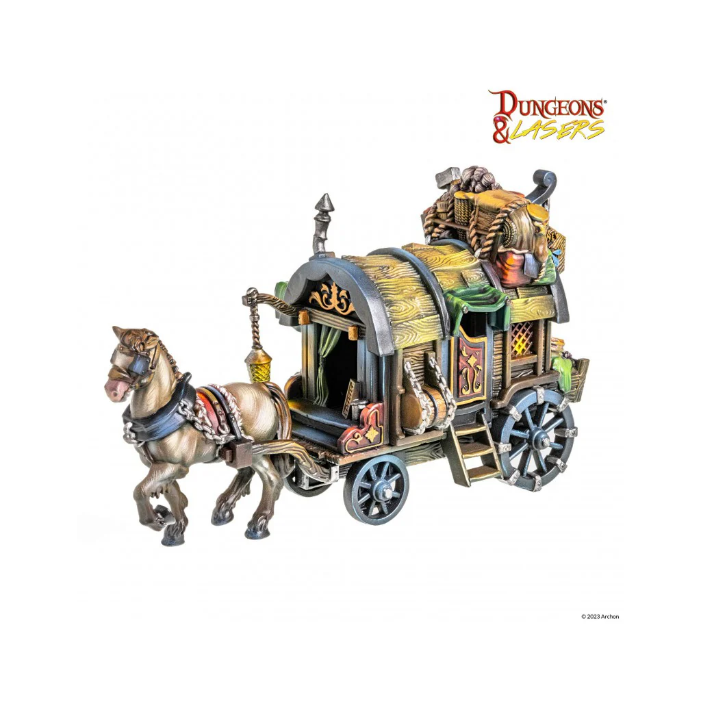 Archon Studio Dungeons & Lasers: Stagecoach Miniature - Image 3