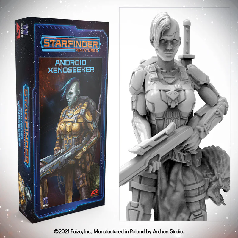 Archon Studio Starfinder Masterclass Android Xenoseeker Miniature (PSF0027) - Image 2