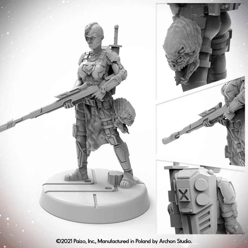Archon Studio Starfinder Masterclass Android Xenoseeker Miniature (PSF0027) - Image 3