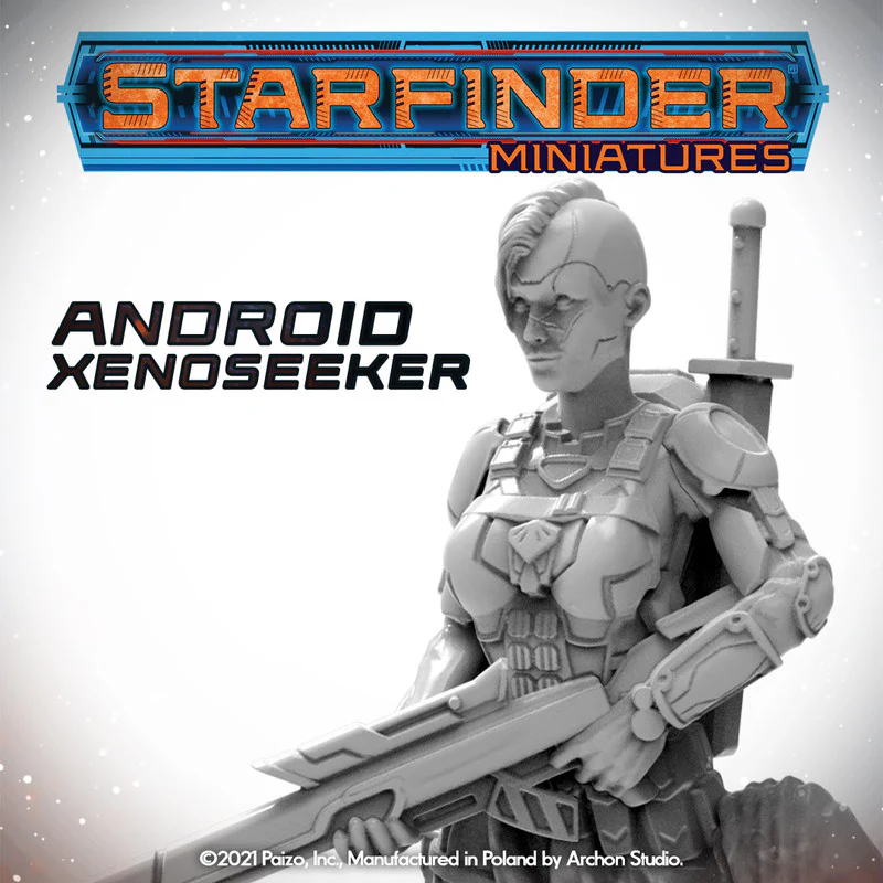 Archon Studio Starfinder Masterclass Android Xenoseeker Miniature (PSF0027) - Image 4