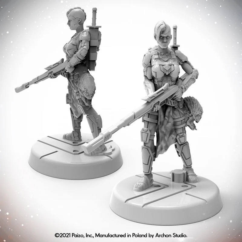 Archon Studio Starfinder Masterclass Android Xenoseeker Miniature (PSF0027) - Image 5