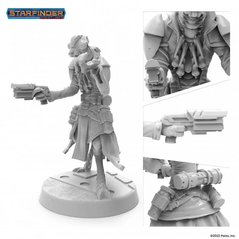Archon Studio Starfinder Masterclass Shirren Operative Miniature (PSF0026) - Image 3