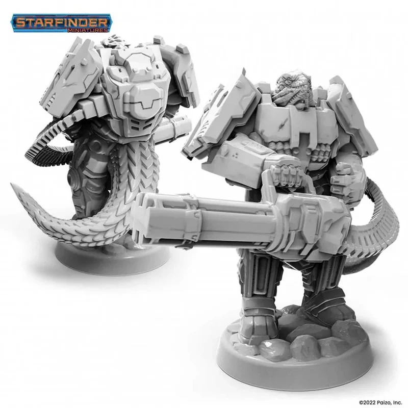 Archon Studio Starfinder Masterclass Vesk Mercenary Miniature (PSF0021) - Image 4
