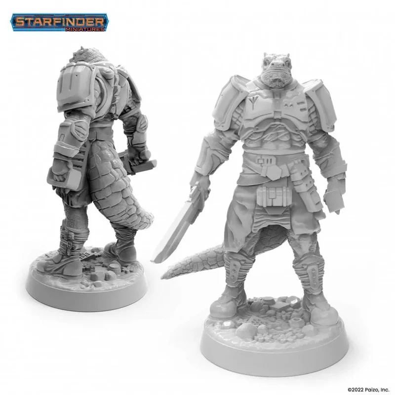 Archon Studio Starfinder Masterclass Vesk Solarian Miniature (PSF0025) - Image 4