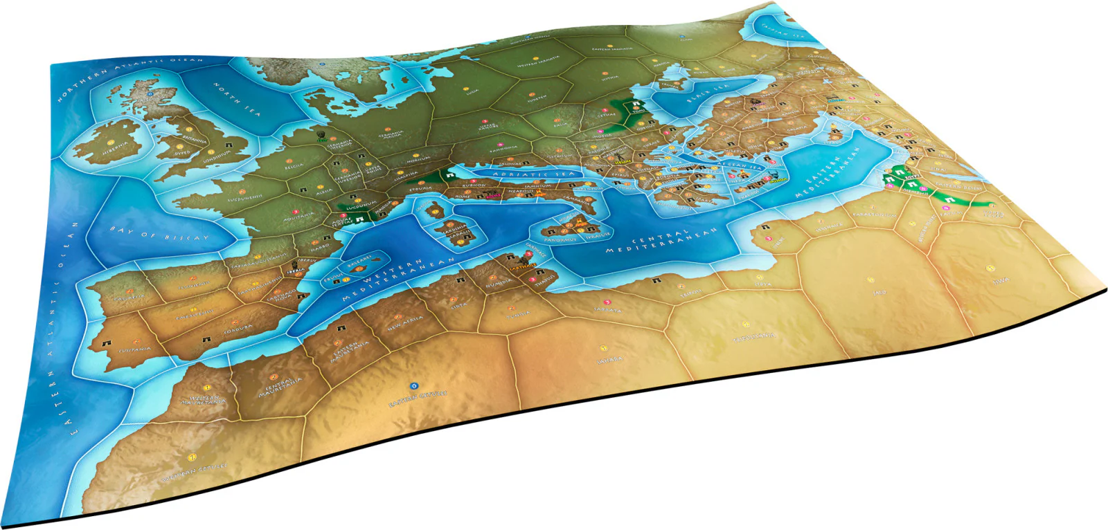 Ares Games Mega Empires Deluxe Game Mat - The West