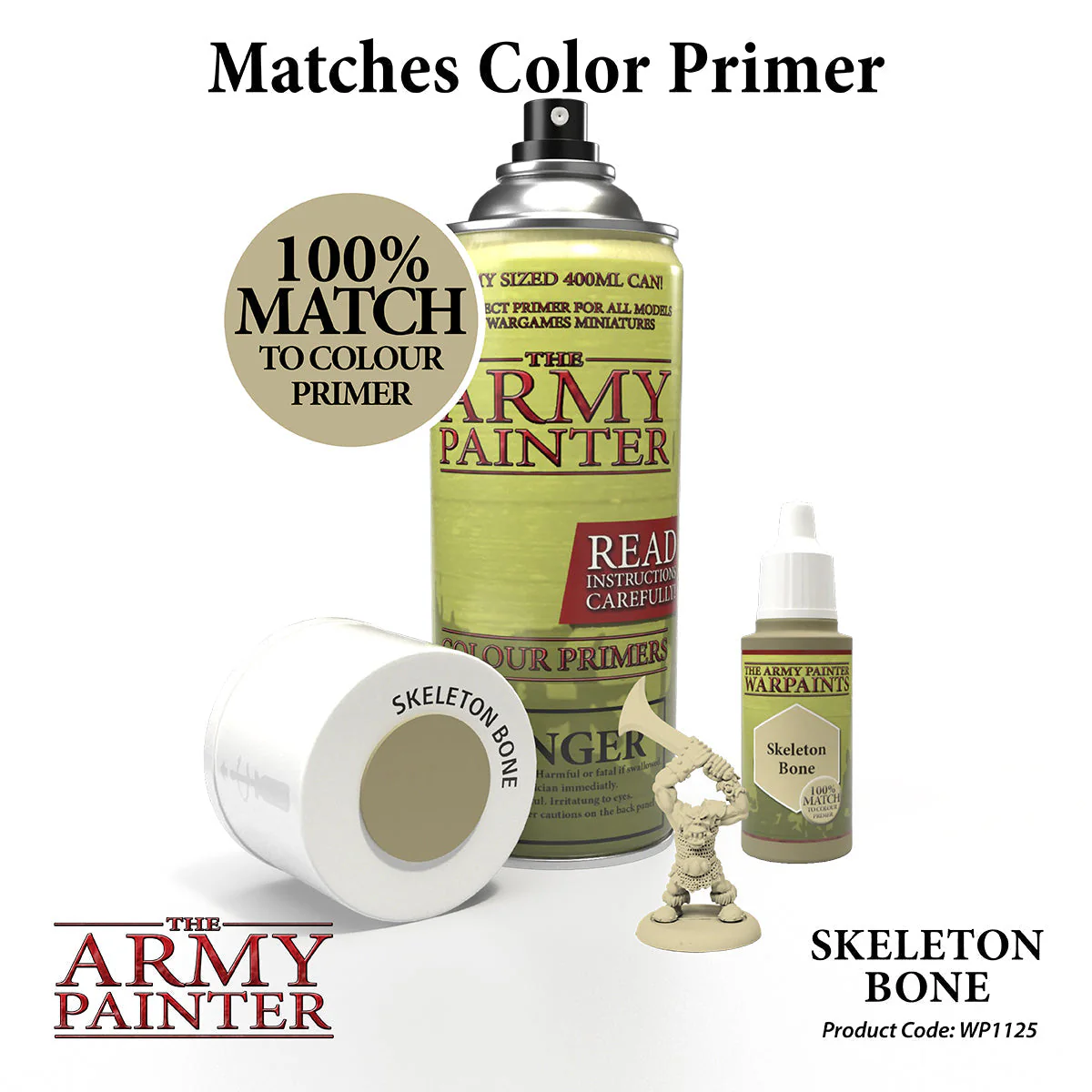 Army Painter WarPaint: Acrylic Paint 18ml - Skeleton Bone - Image 4