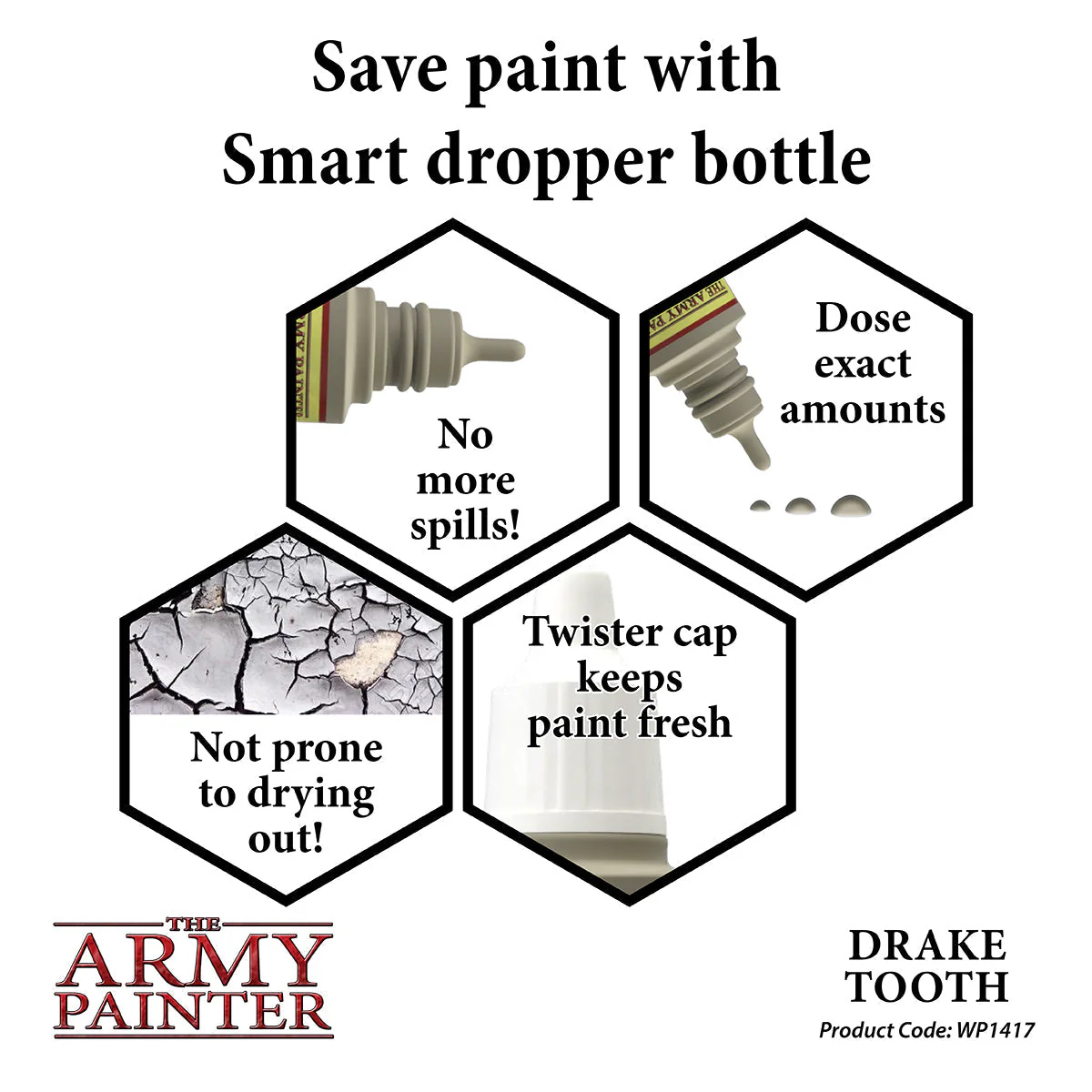 Army Painter Warpaints Acrylic Paint 18ml - Drake Tooth - Image 3