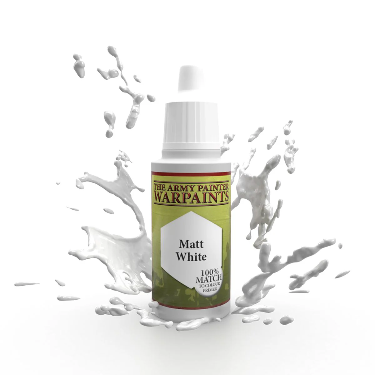 Army Painter Warpaints Acrylic Paint 18ml - Matt White