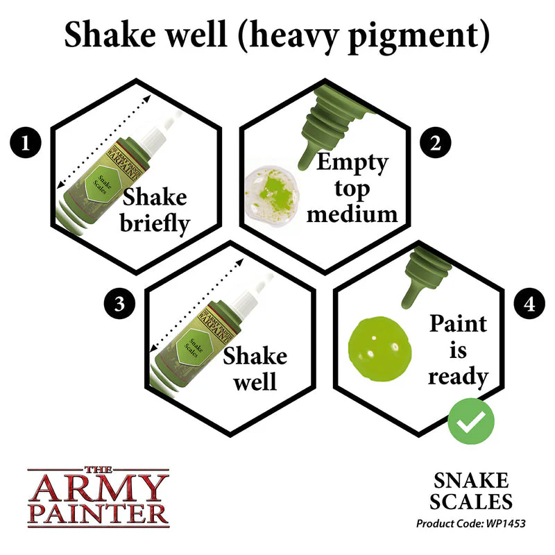 Army Painter Warpaints Acrylic Paint 18ml - Snake Scales - Image 3