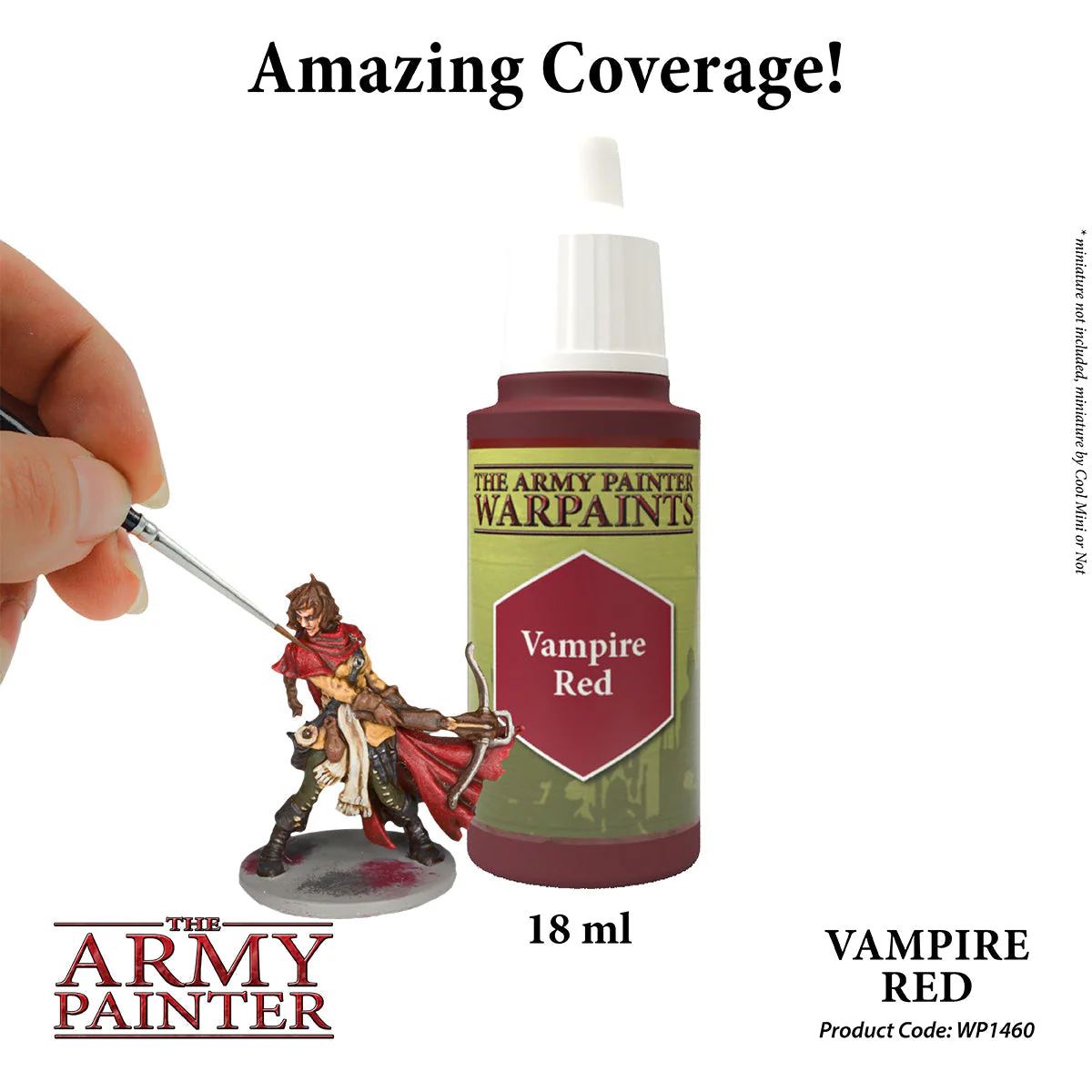 Army Painter Warpaints Acrylic Paint 18ml - Vampire Red - Image 2