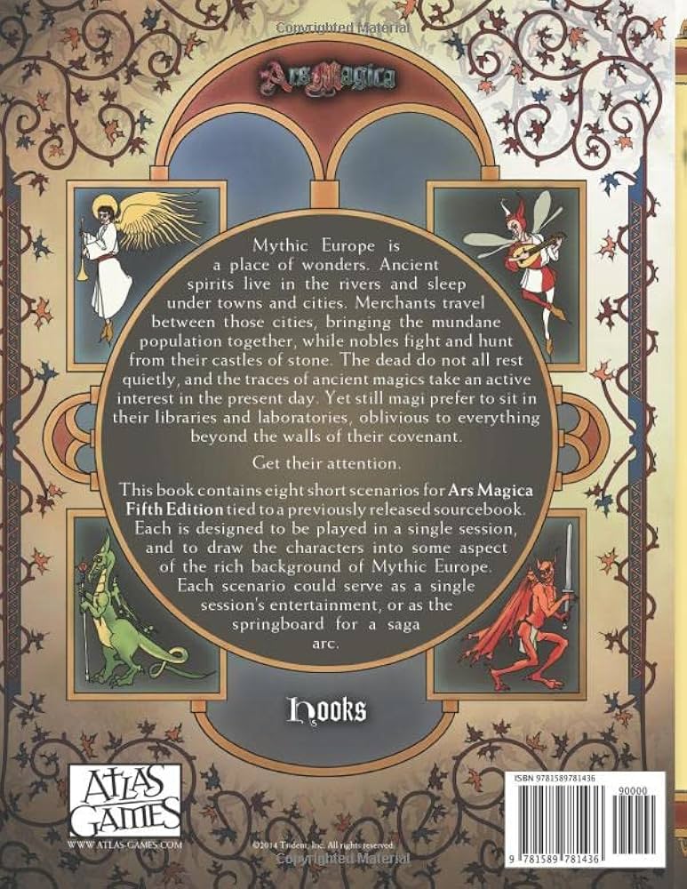 Ars Magica Fifth Edition - Hooks Sourcebook - Image 2
