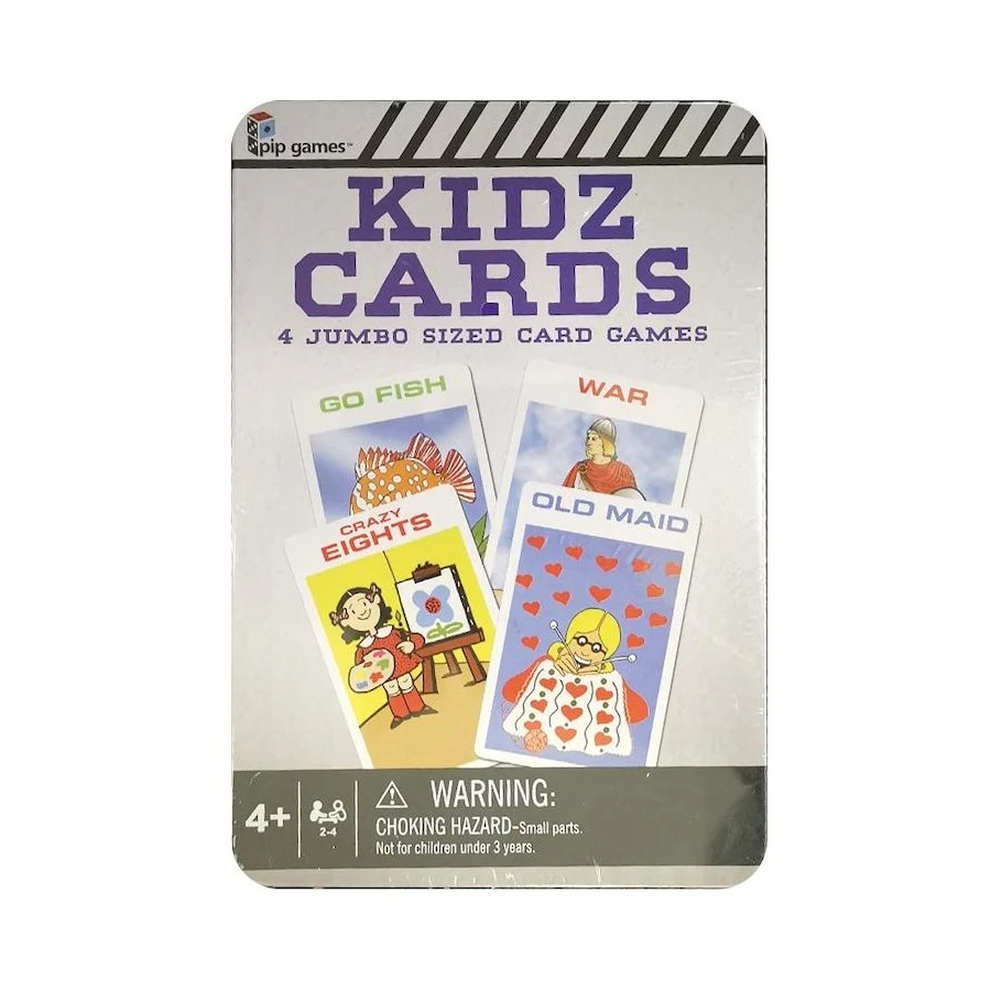 Assorted Playing Card Games - War - Old Maid - Go Fish - Crazy 8's