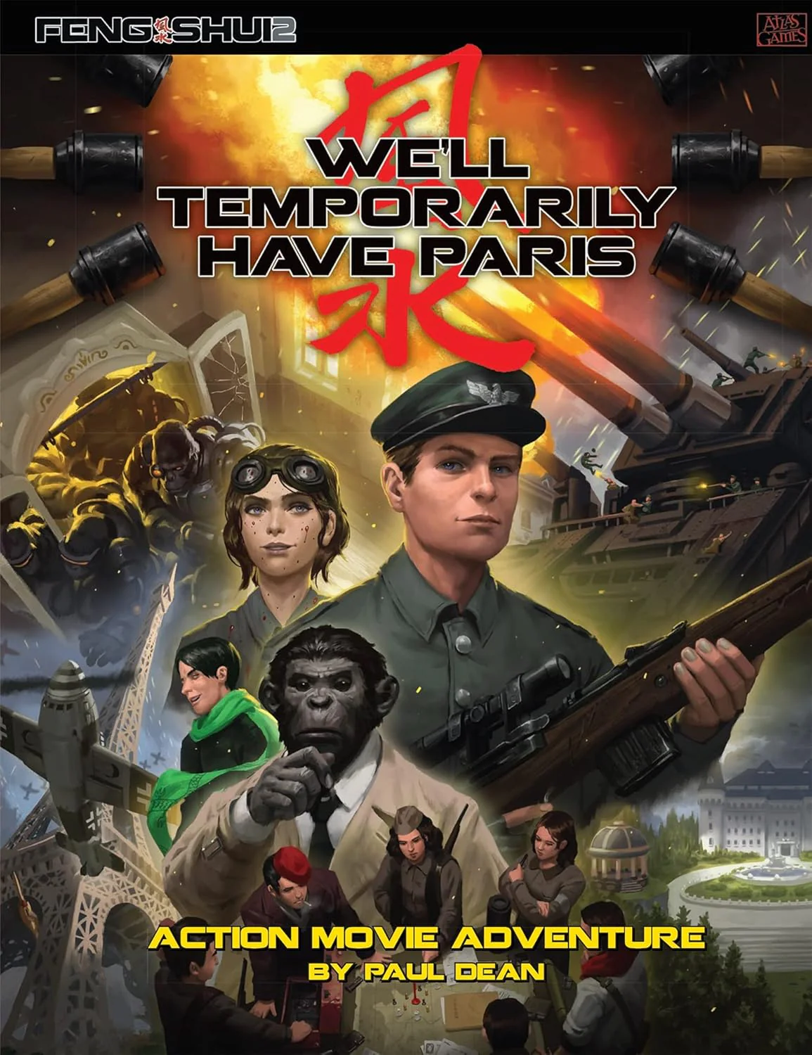 Atlas Games Feng Shui 2 RPG - We'll Temporarily Have Paris Adventure Book