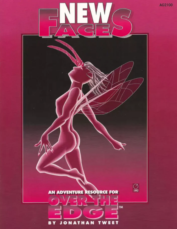 Atlas Games Over the Edge First Edition RPG - New Faces Adventure Resource Book
