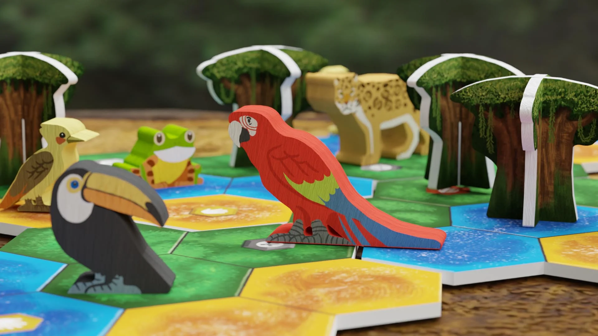 Bad Comet - Life of the Amazonia Meeple Set for Board Game - Image 4