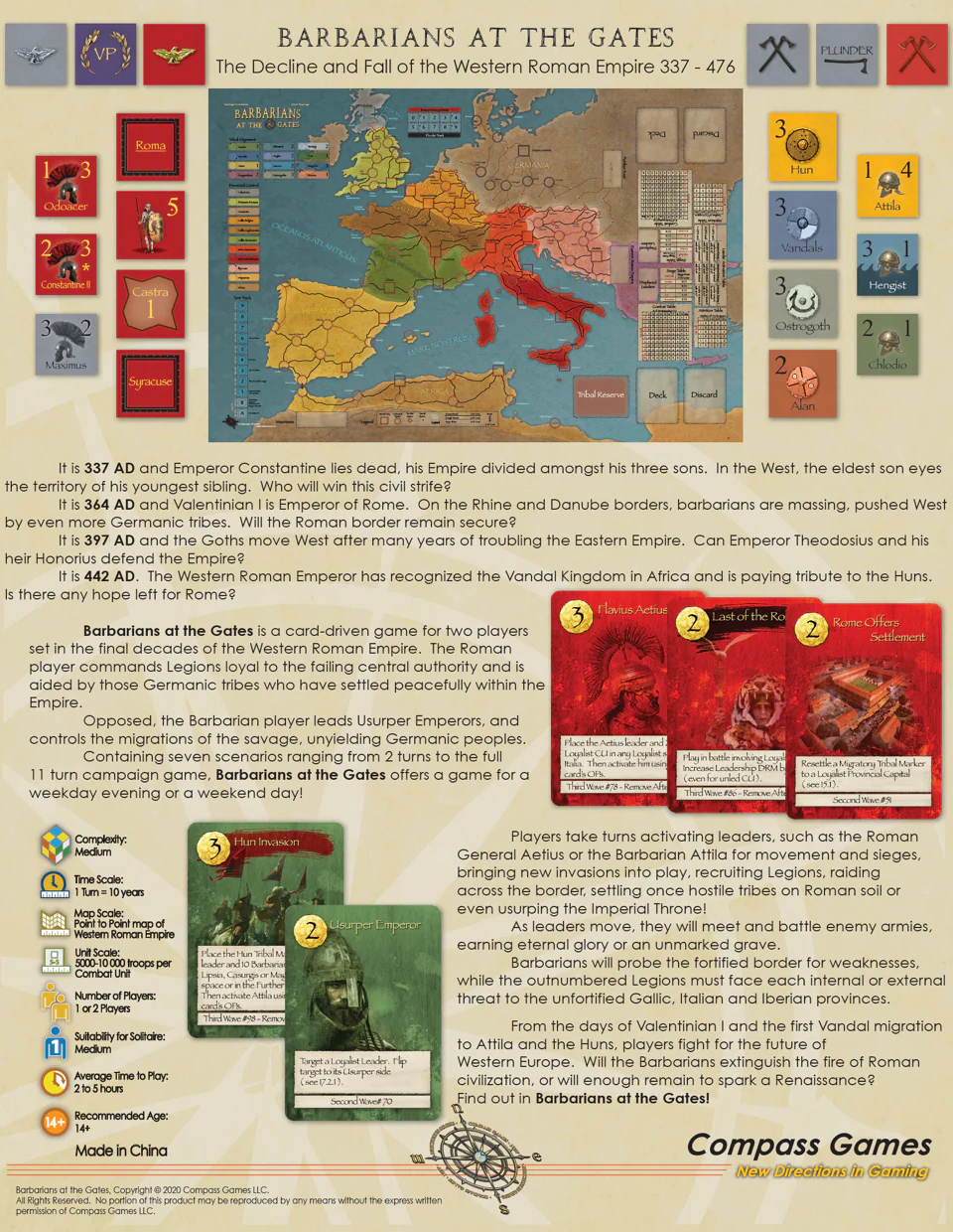 Barbarians at the Gates: The Decline and Fall of the Western Roman Empire 337 - 476 - Image 2