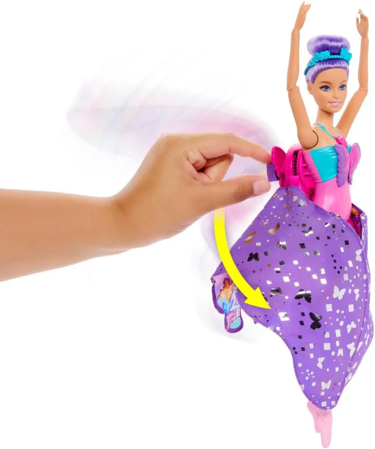 Barbie Fairytale Dance and Flutter Doll - Image 4