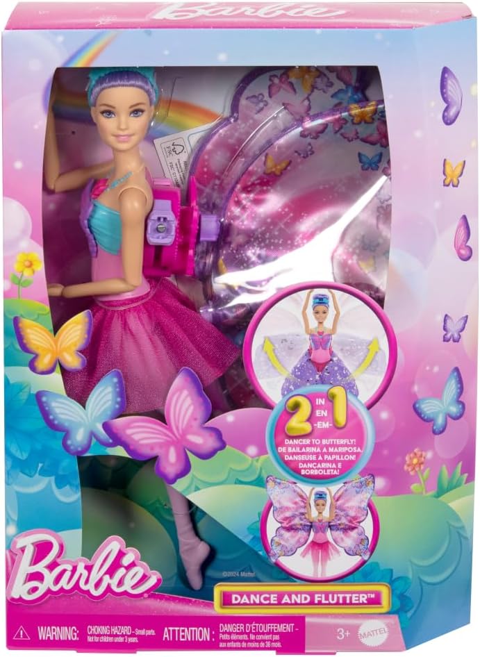 Barbie Fairytale Dance and Flutter Doll - Image 6