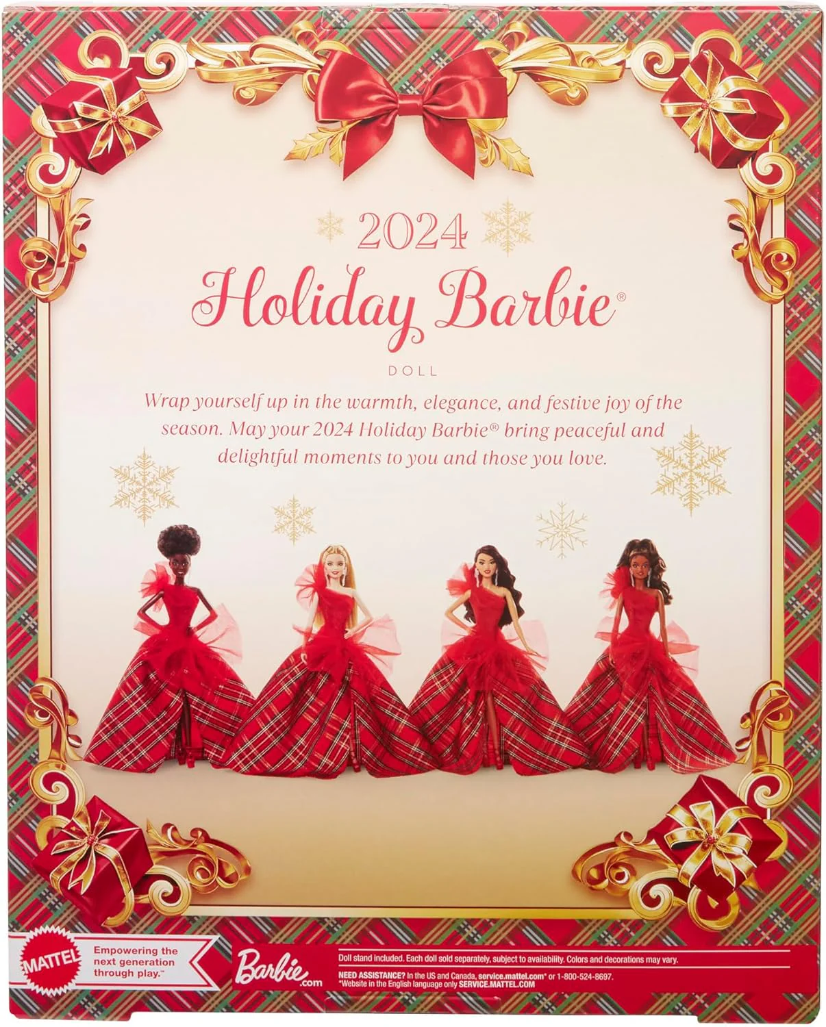 Barbie Signature Holiday Doll with Blonde Hair - Image 7