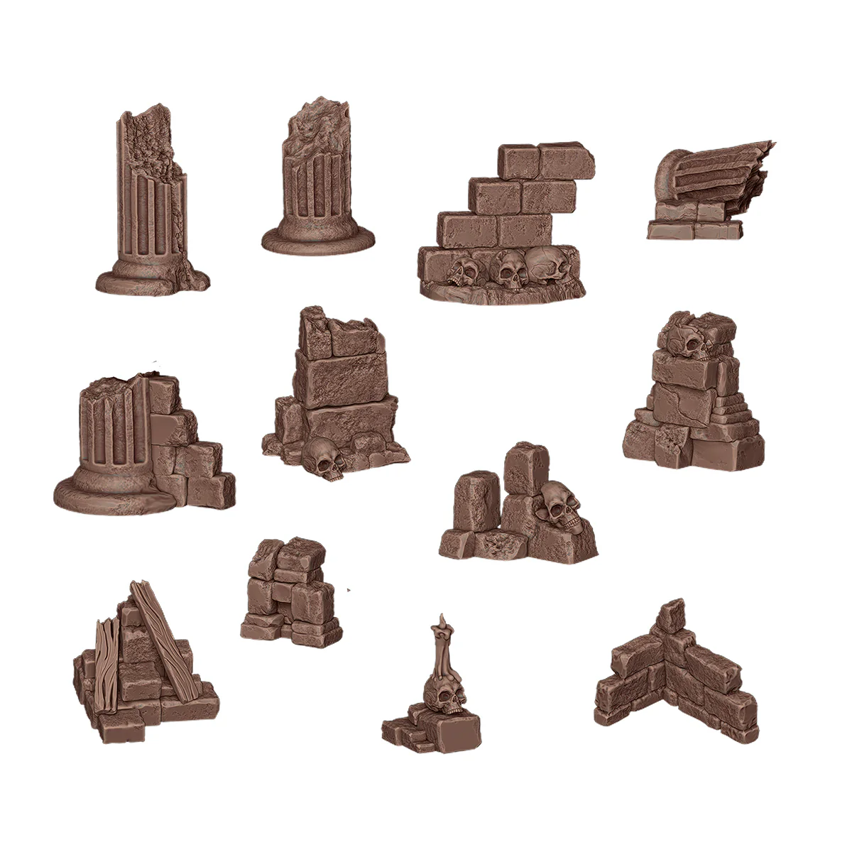 Basing Bits - Village Ruins (12 Pieces) - Image 2