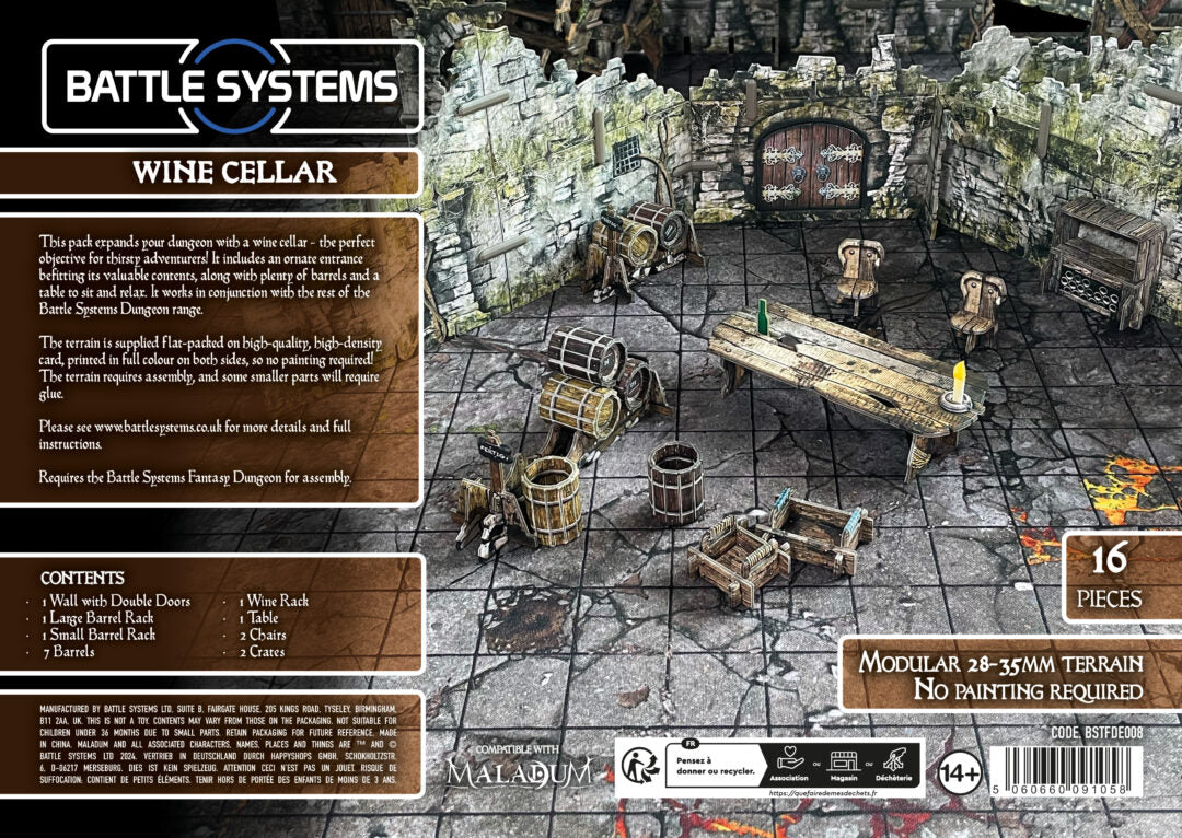 Battle Systems Fantasy Dungeon Terrain - Wine Cellar