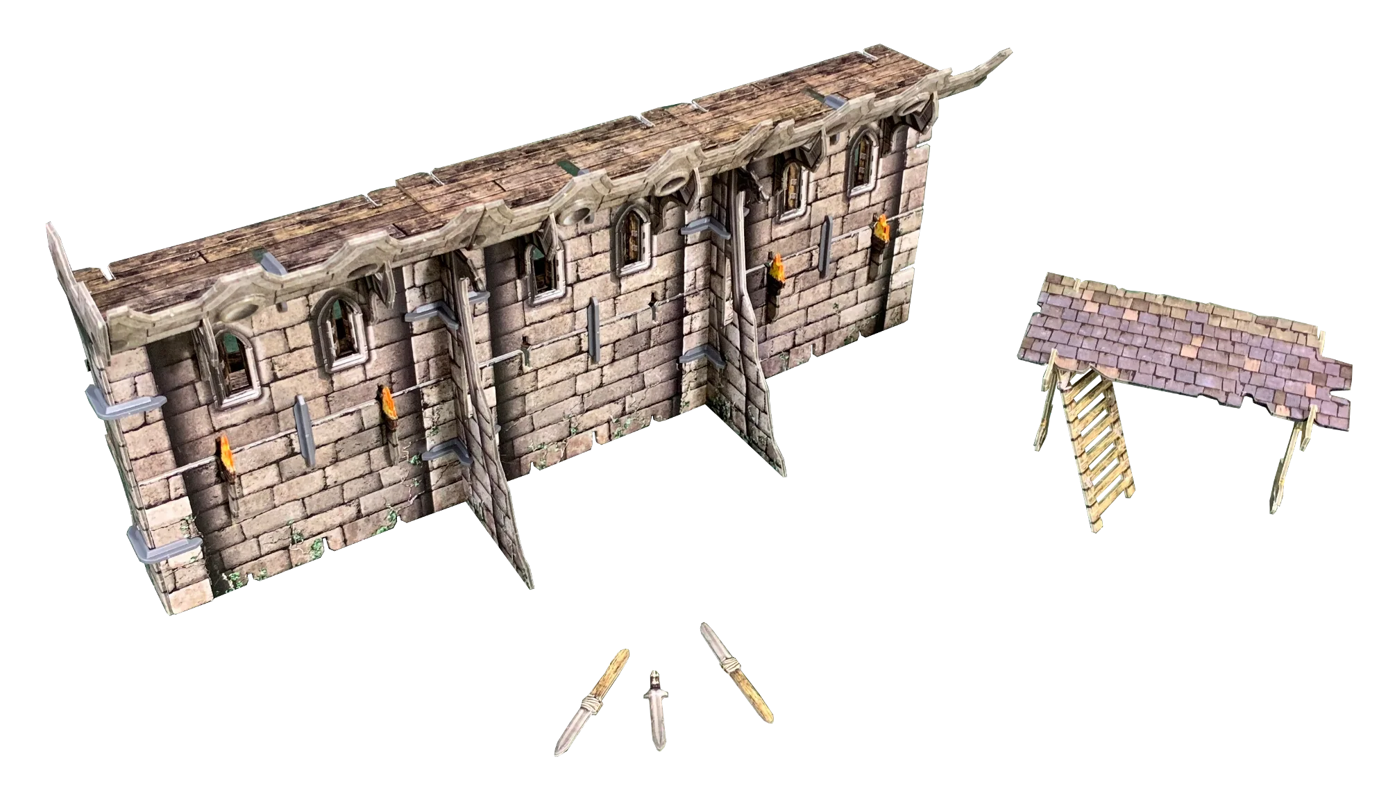 Battle Systems - Fantasy Terrain City Wall - Image 3