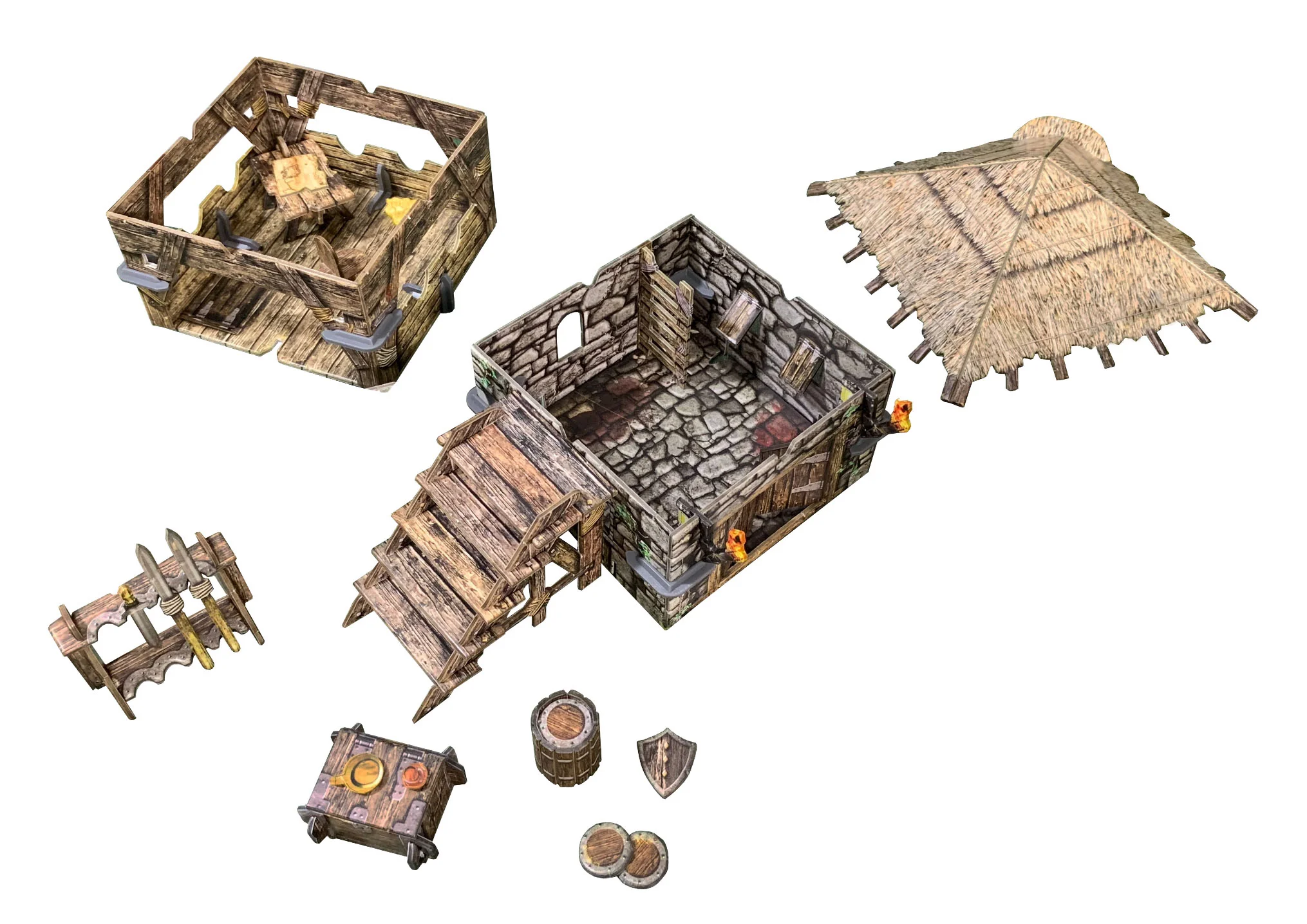 Battle Systems Fantasy Wargames Terrain - Guard Post - Image 2