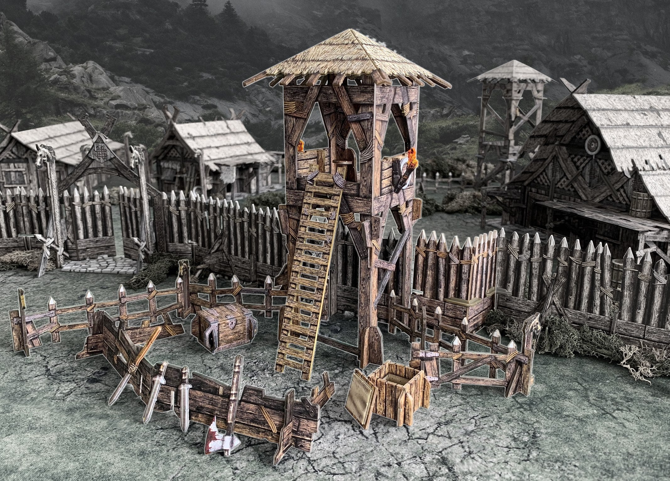 Battle Systems Fantasy Wargames Terrain - Lookout Tower