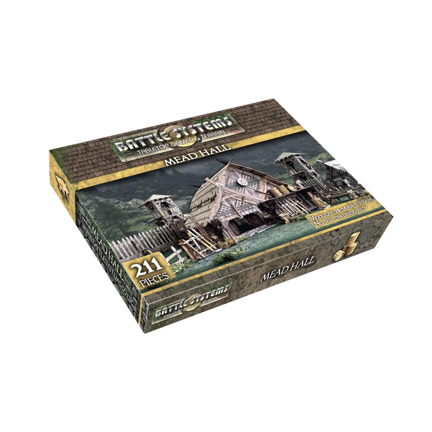 Battle Systems Fantasy Wargames Terrain - Mead Hall