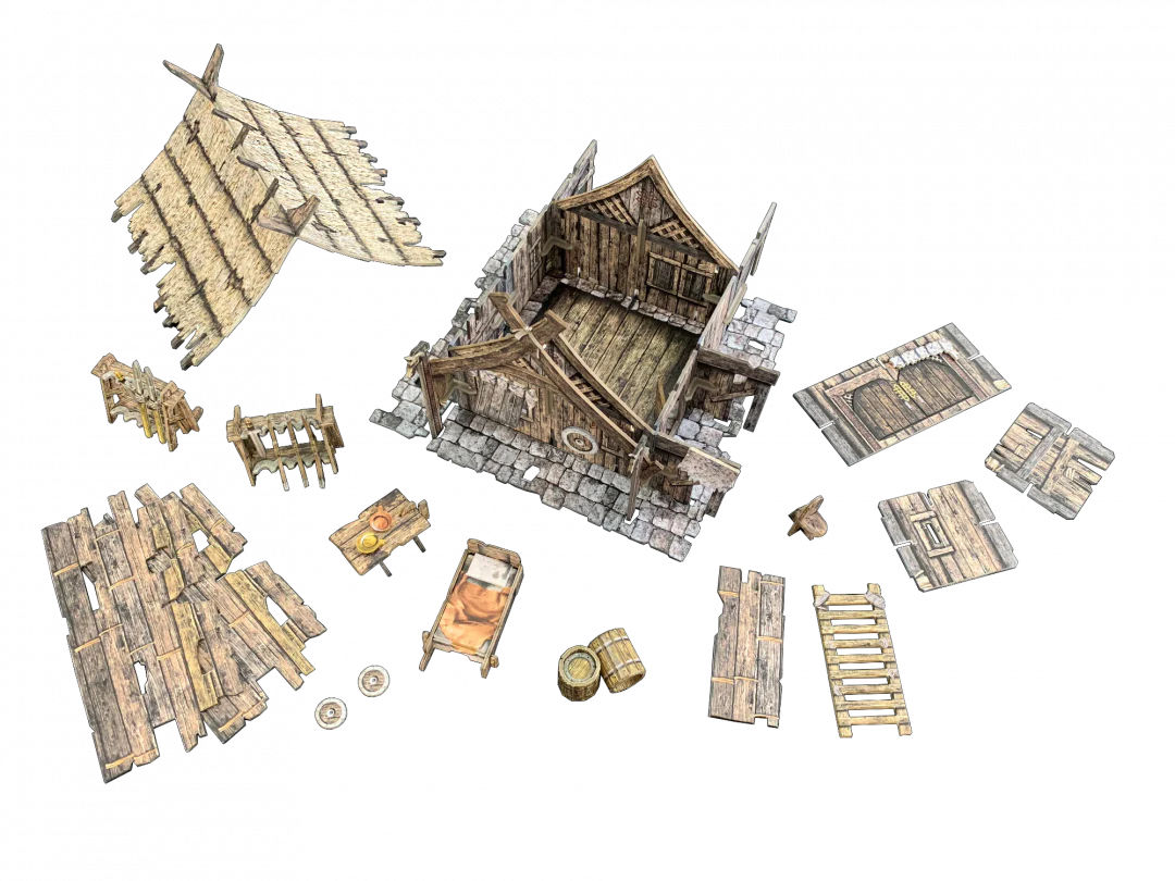 Battle Systems Fantasy Wargames Terrain - Northern Homestead - Image 2