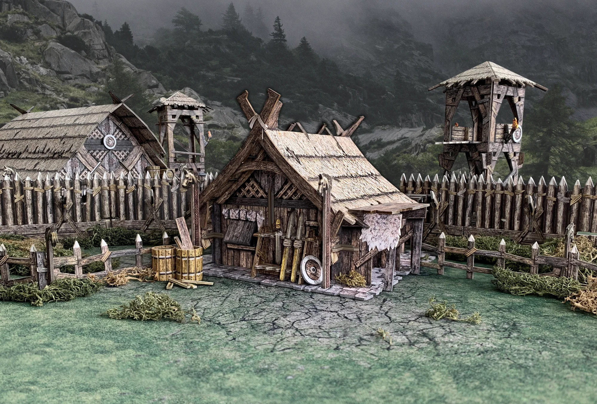 Battle Systems Fantasy Wargames Terrain - Northern Homestead - Image 3