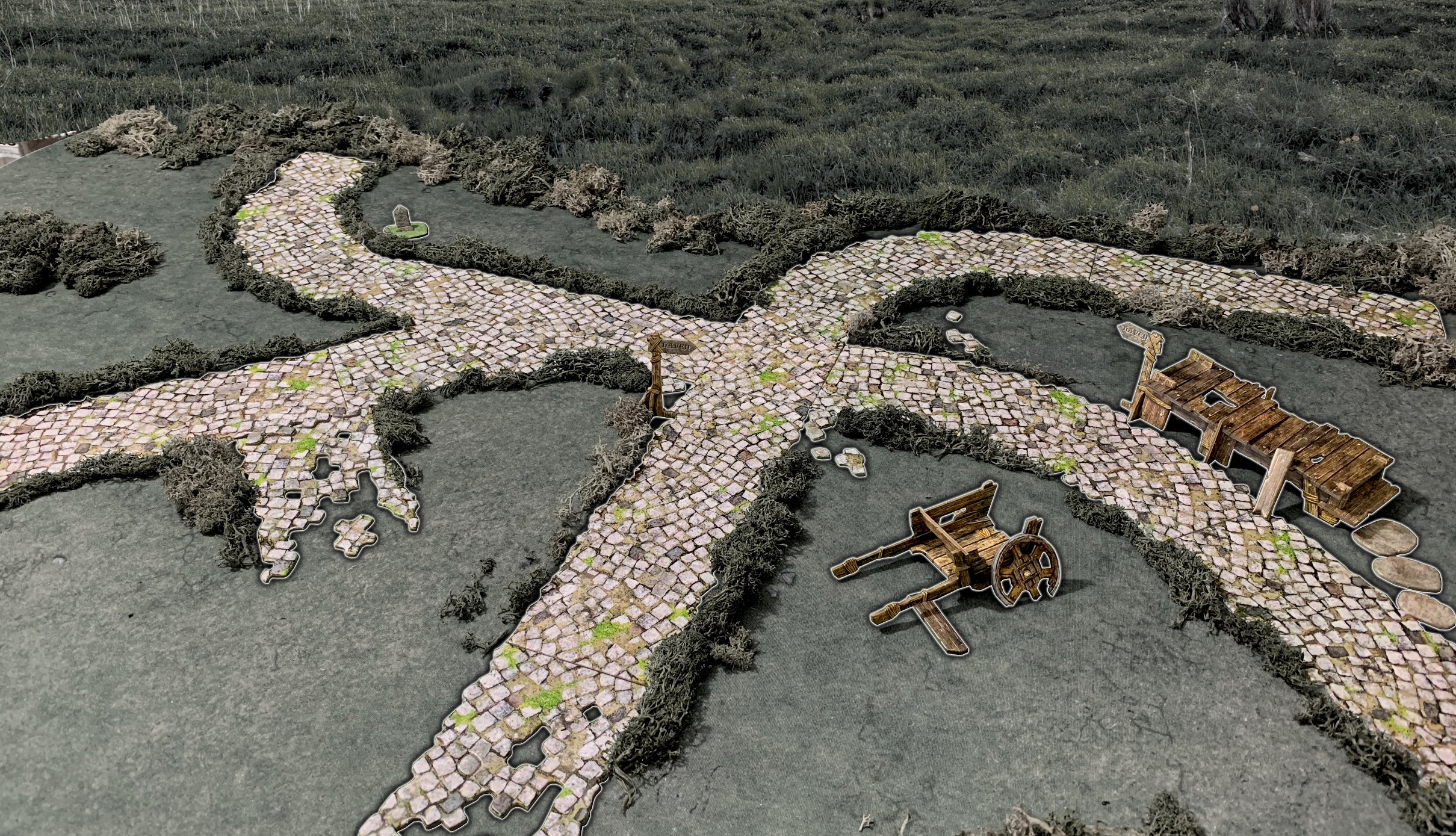 Battle Systems Fantasy Wargames Terrain - Roads & Rivers