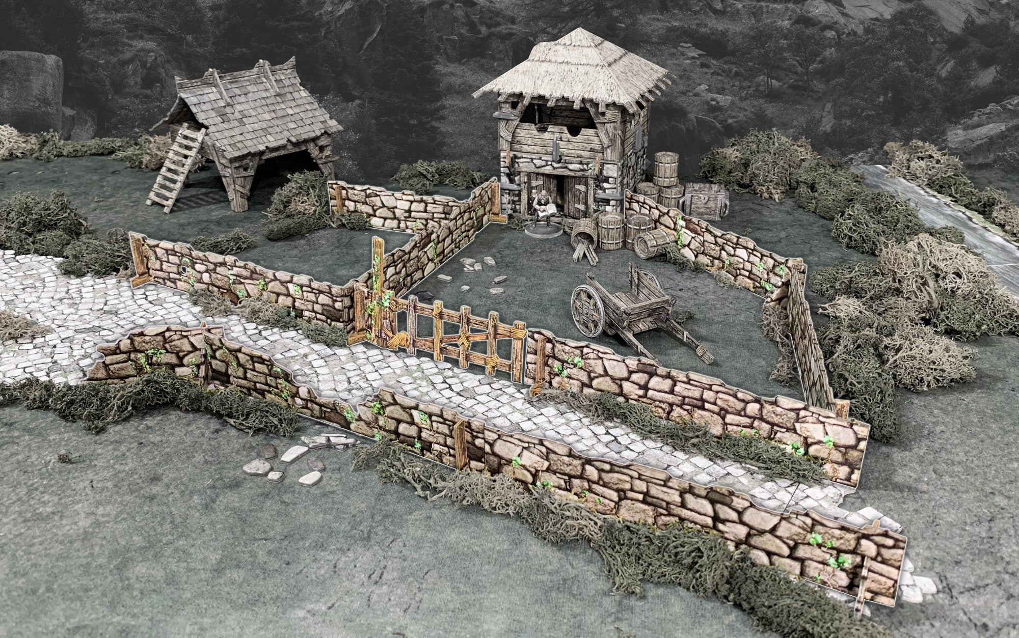 Battle Systems Fantasy Wargames Terrain - Stone Walls