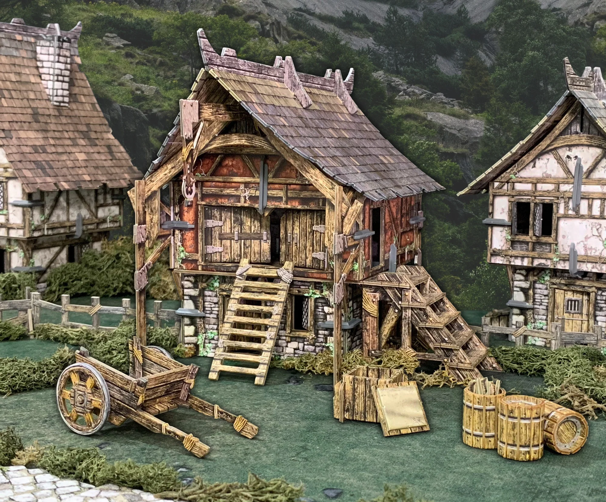 Battle Systems Fantasy Wargames Terrain - Storage Barn - Image 3
