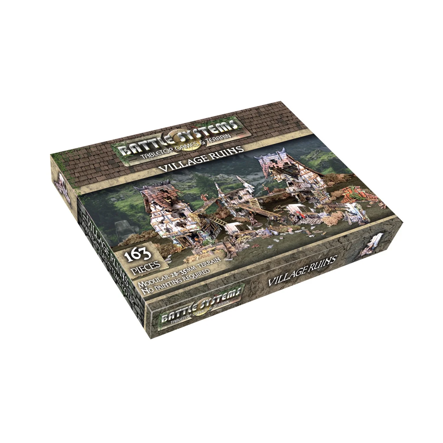 Battle Systems Fantasy Wargames Terrain - Village Ruins