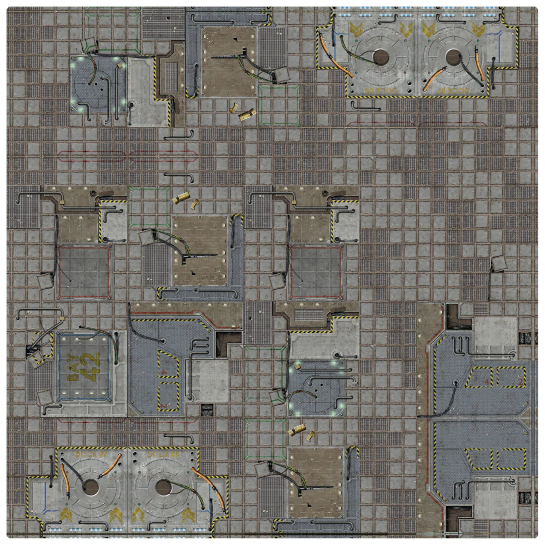 Battle Systems Sci-Fi Gaming Mat 3-Feet x 3-Feet - Frontier - Image 2