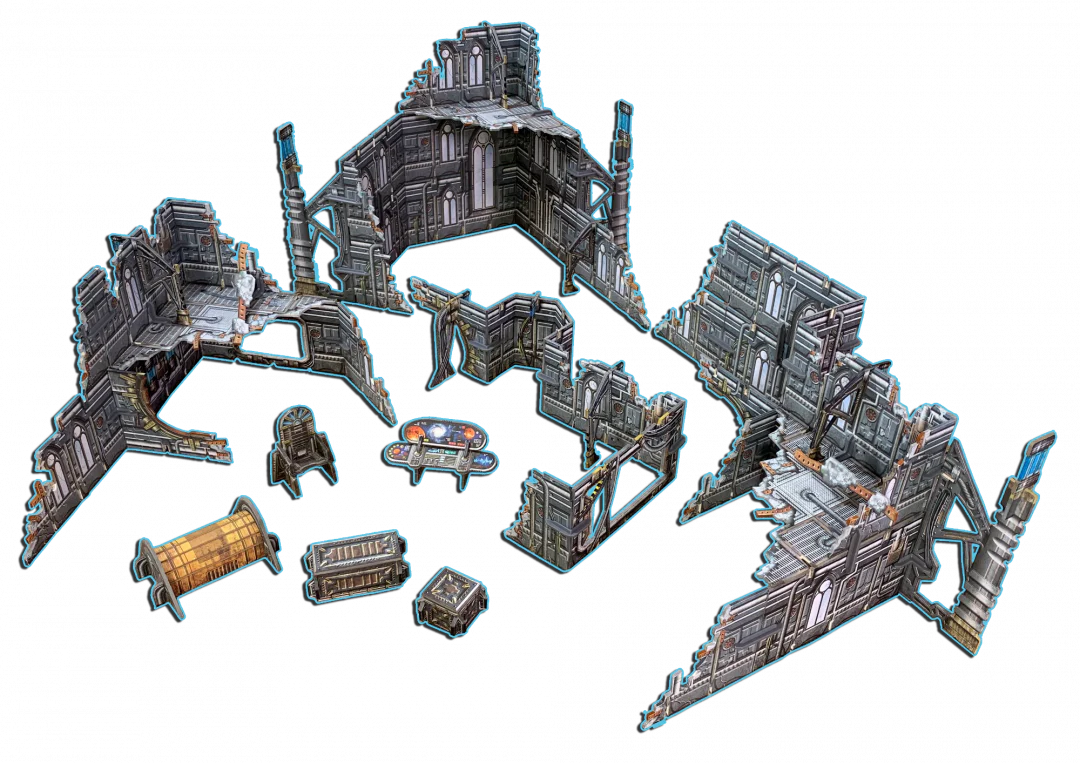 Battle Systems Sci-Fi Terrain - Gothic Ruins - Image 2