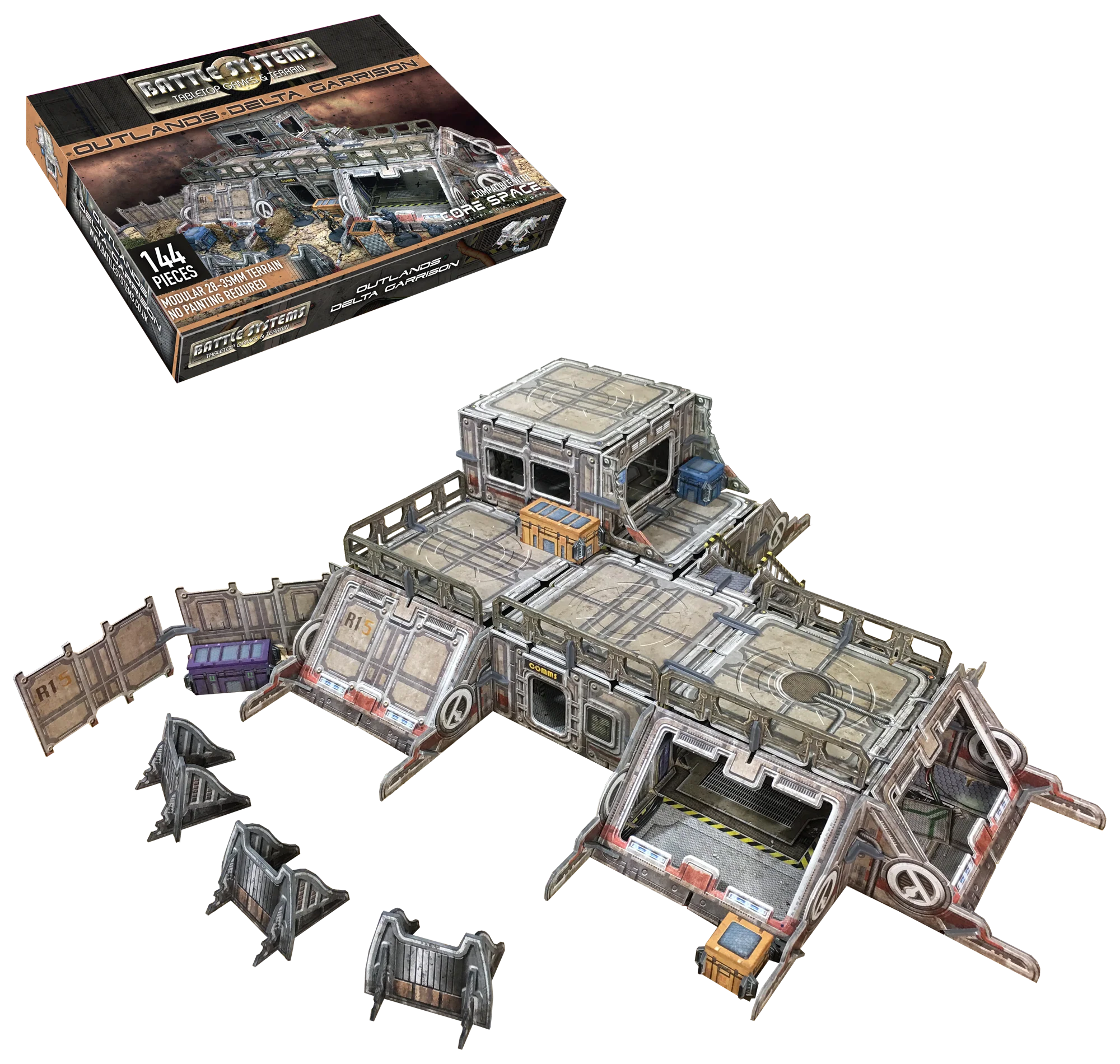Battle Systems Sci-Fi Terrain - Outlands Delta Garrison - Image 2