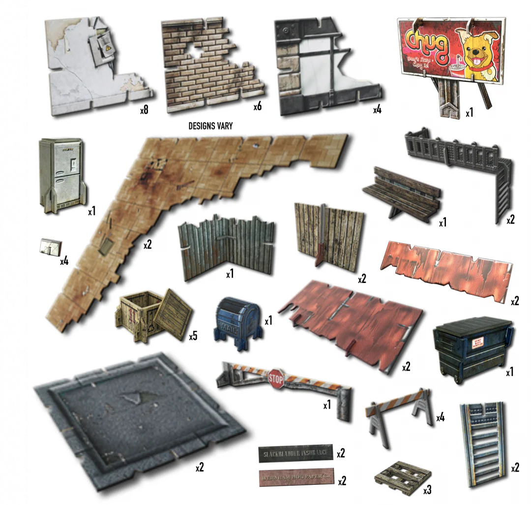 Battle Systems Urban Apocalypse Terrain - City Block Core Set - Image 5