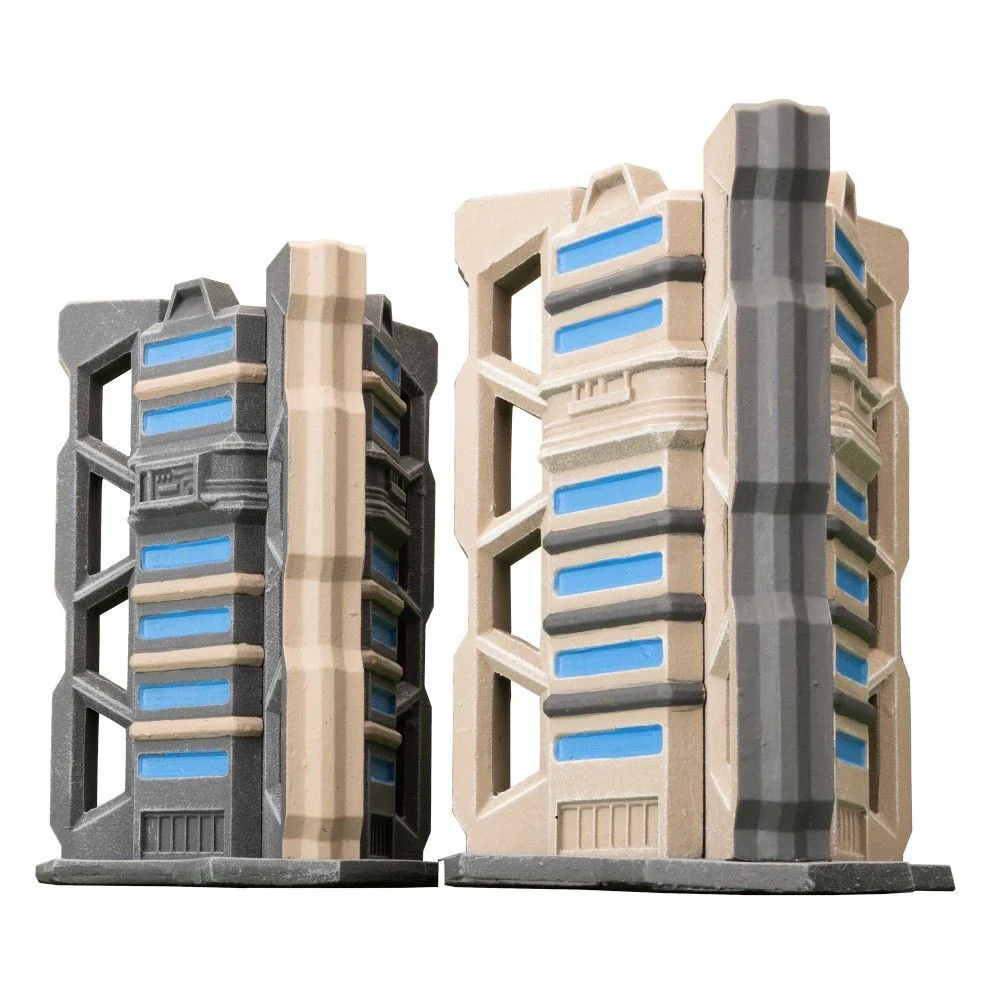 Battlefield in a Box: Hextech Terrain - Trinity City Tri-Tower - Image 2