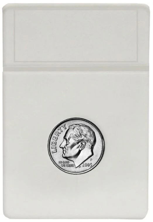 BCW - Currency Dime Display Slab Inserts - White - Image 2