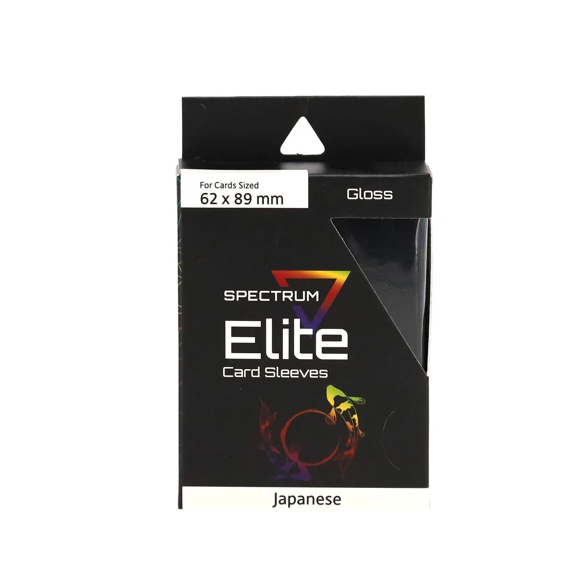 BCW - Elite2 Small Deck Guard Card Sleeves 60-Pieces 62 mm x 82 mm Size - Black