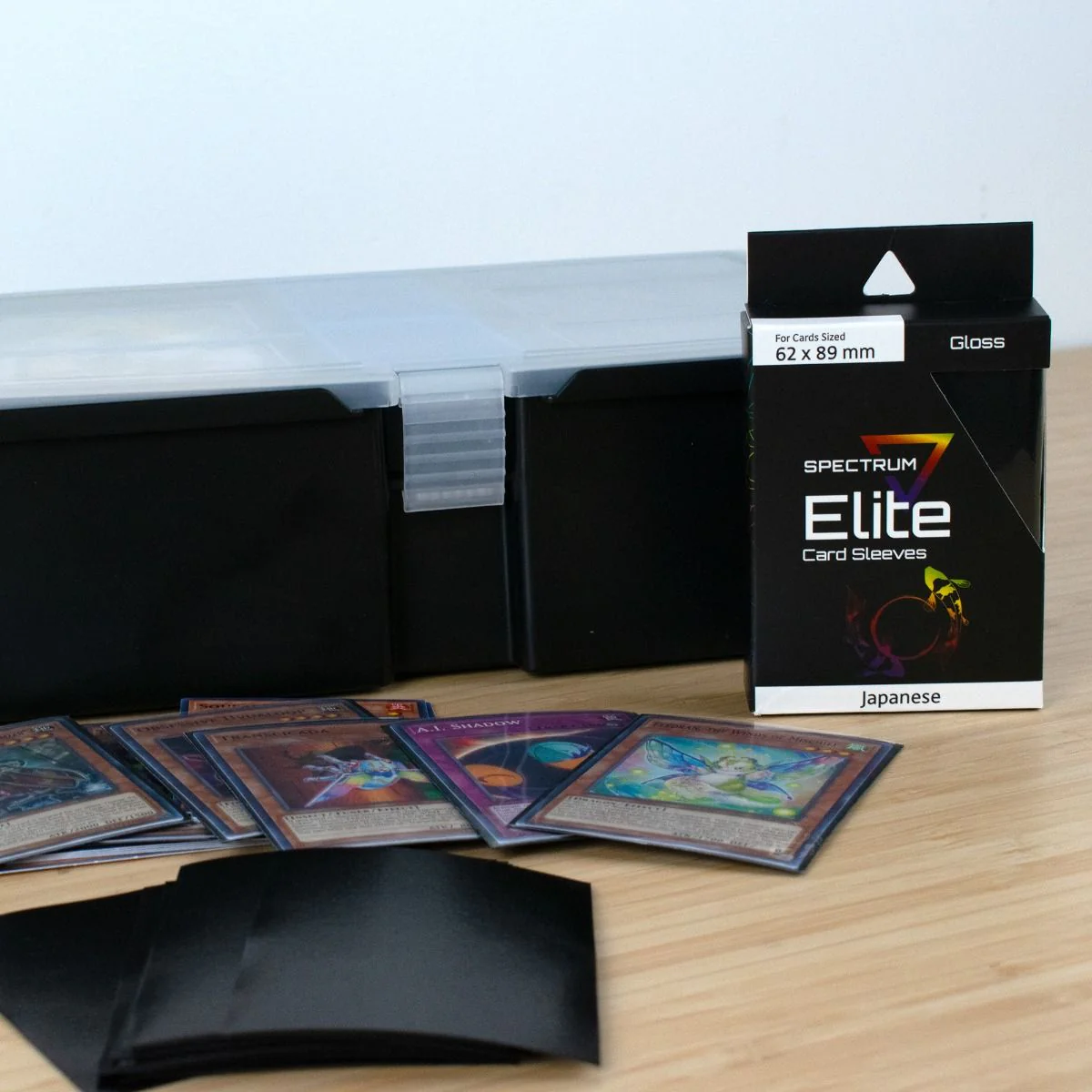 BCW - Elite2 Small Deck Guard Card Sleeves 60-Pieces 62 mm x 82 mm Size - Black - Image 13
