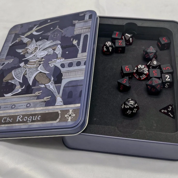 Beadle & Grimm's Epic Character Class Dice Set and Rolling Tray - The Rogue - Image 6