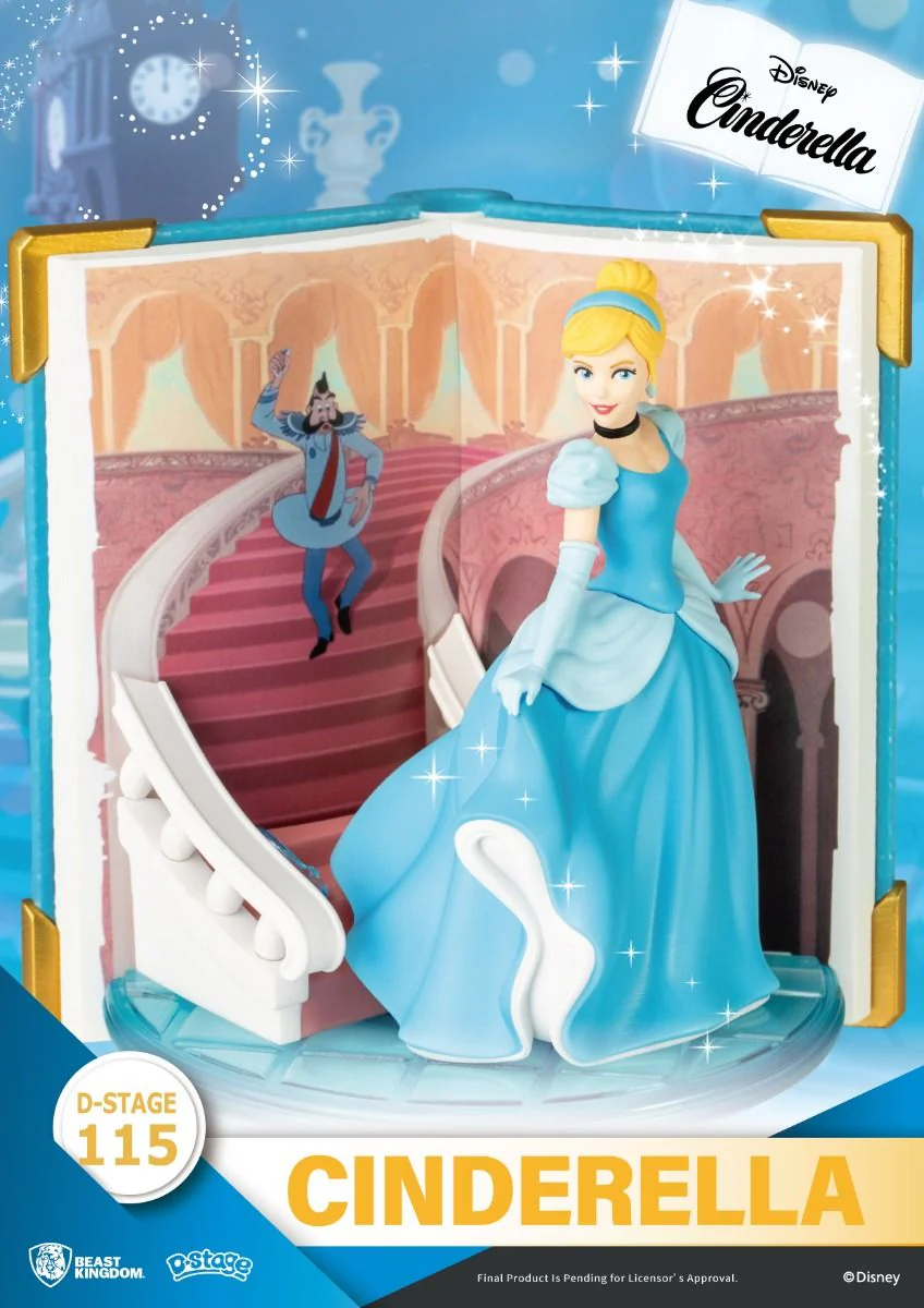 Beast Kingdom D-Stage Disney Story Book Series Cinderella Figure - Image 5