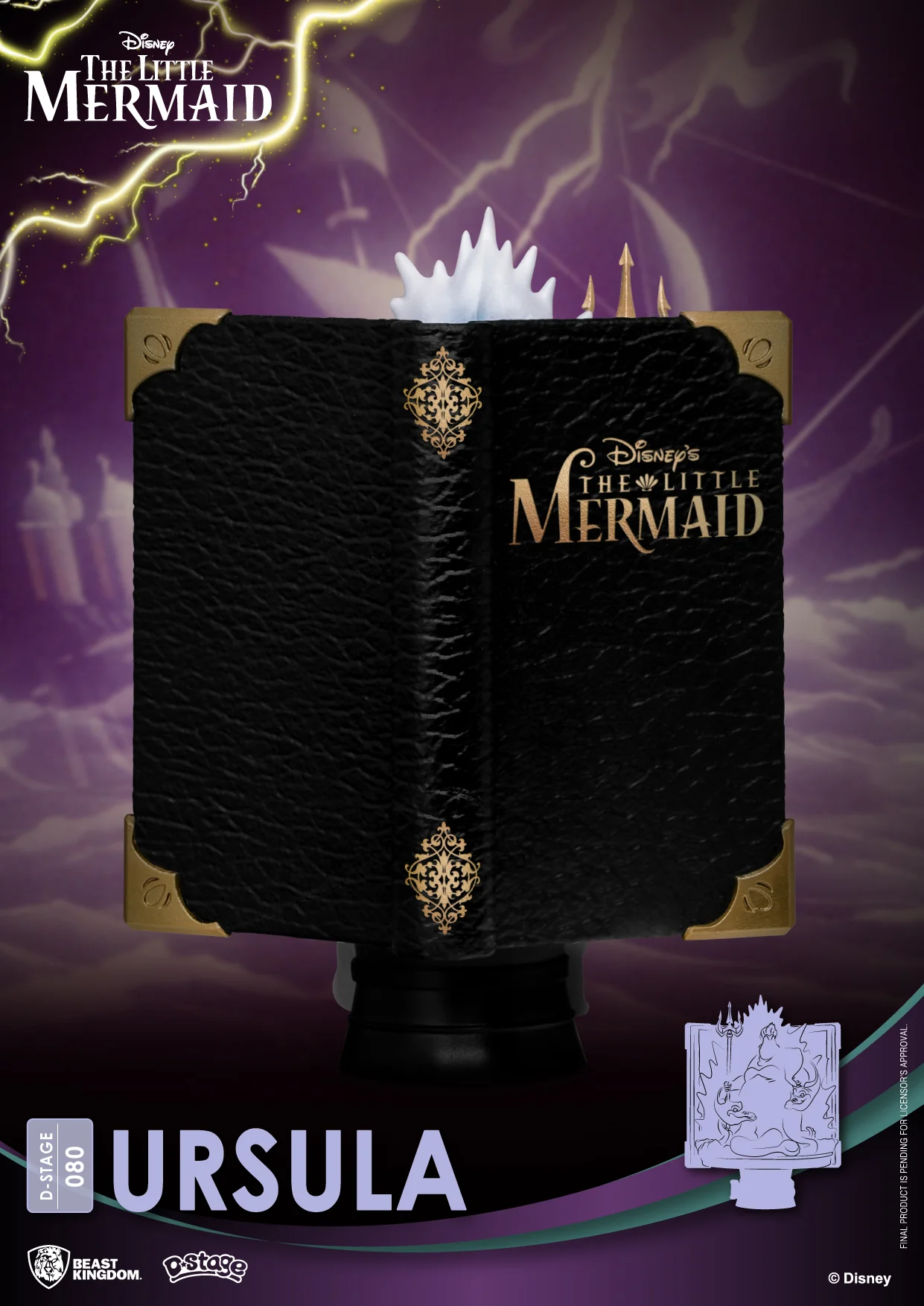 Beast Kingdom D-Stage Disney Story Book Series The Little Mermaid Ursula Figure - Image 5